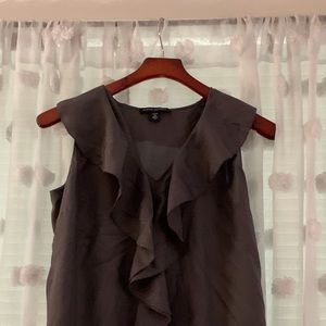 Banana Republic Grey Blouse Size XS Petite